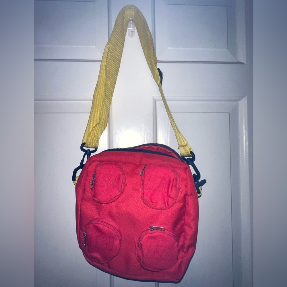 Rare Exclusive Fox Lego Masters Lego crossbody bag Red and Yellow
